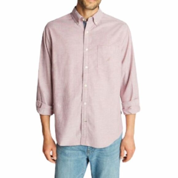 NEW NAUTICA Big/Tall Stretch Oxford Classic Shirt - Picture 1 of 6